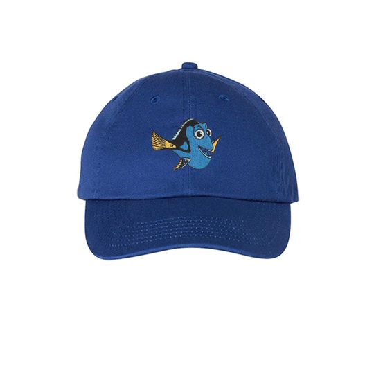 Finding Dory Hat Adult Kids sizes, Dory Blue fish Embroidered Hat, Finding Nemo, Epcot, Disney Trip Hat, Disney Vacation Hat