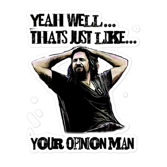 the big lebowski stickers