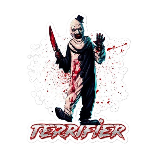 The Terrifier stickers - art the clown
