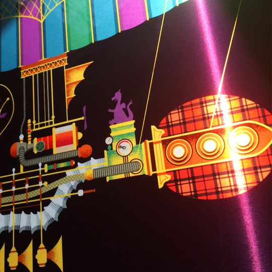 Disneyland Resort Attraction and Transportation Vehicles Poster