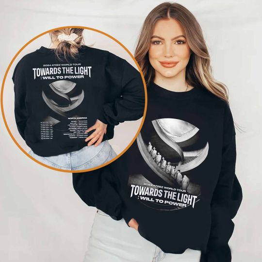 Will To Power North America Shirt, ATEEZ Kpop Fan Shirt