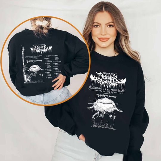 Dethklok Mutilation on a Spring Night 2024 Tour Shirt
