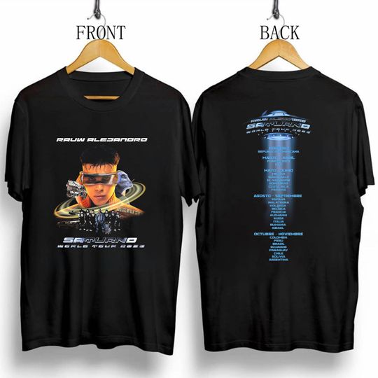 Rauw Alejandro Saturno Tour Shirt, Saturno World Tour 2023