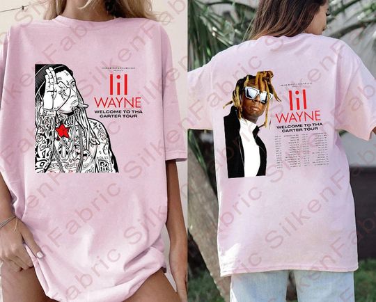 Lil Wayne Tha CarTER Tour 2023 Double Sided Shirt, Concert 2023