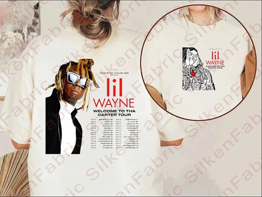 Lil Wayne Tha CarTER Tour 2023 Double Sided Shirt, Concert 2023