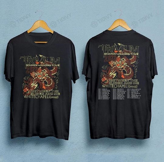 Trivium Deadmen And Dragons World Tour 2022 shirt