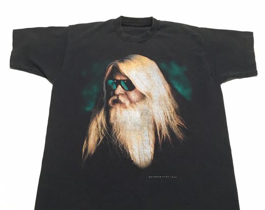 Vintage 90s Leon Russell Blues Rock T-Shirt