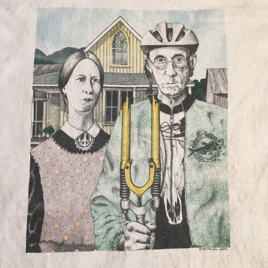 Vintage 90s Primal Wear Mountain Biking T-Shirt