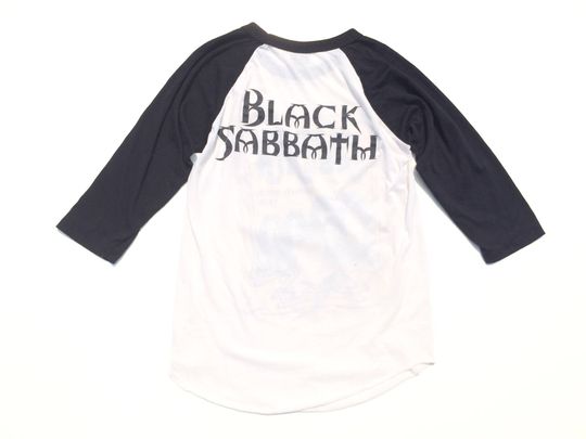 Vintage 80s Black Sabbath Tour Baseball Tee