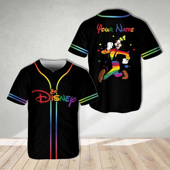 Disneyy Pride Month Baseball Jersey Ddisneyland Baseball Jersey