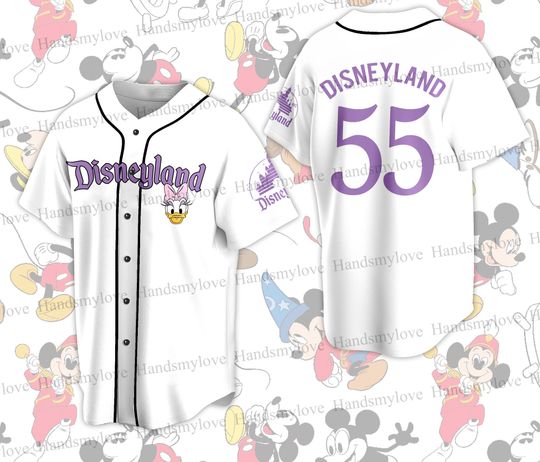 Custom Disneyland Baseball Jersey Vacation Matching