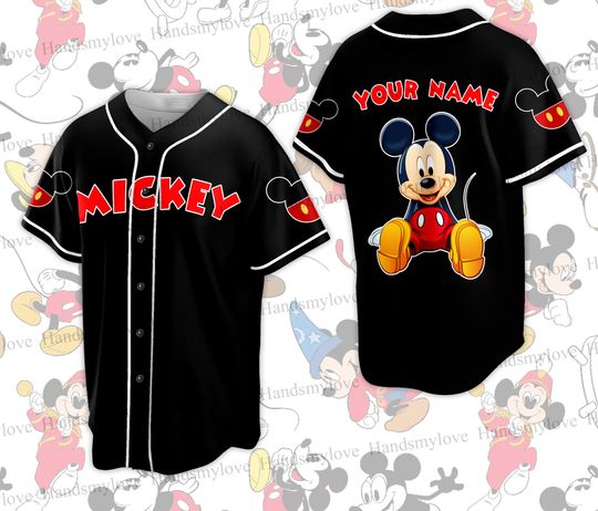 Custom Disneyland Baseball Jersey