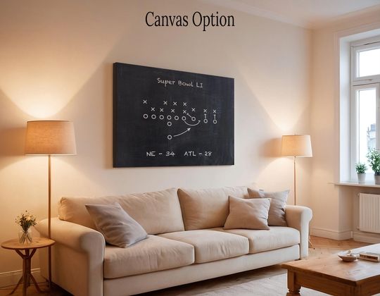 New England Patriots Football Play - Football Art - Football Poster - Sports Art - Football Play Print