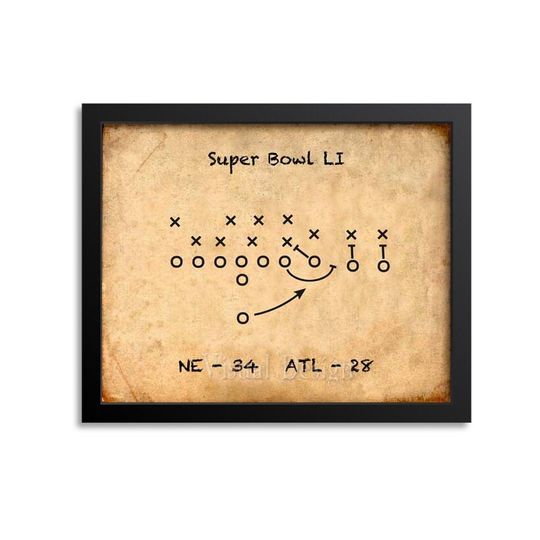 New England Patriots Football Play - Football Art - Football Poster - Sports Art - Football Play Print