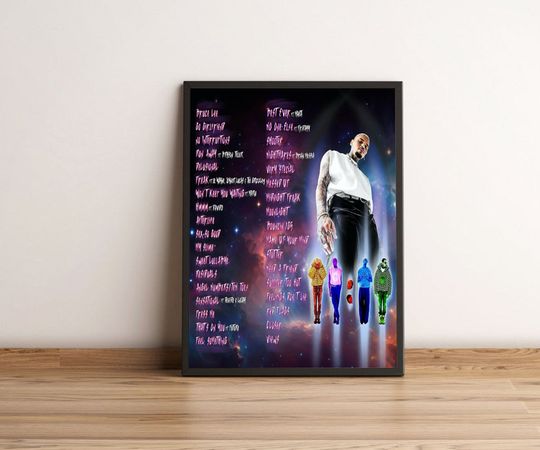 Chris Brown 11 11 Tour 2024 Tour Poster