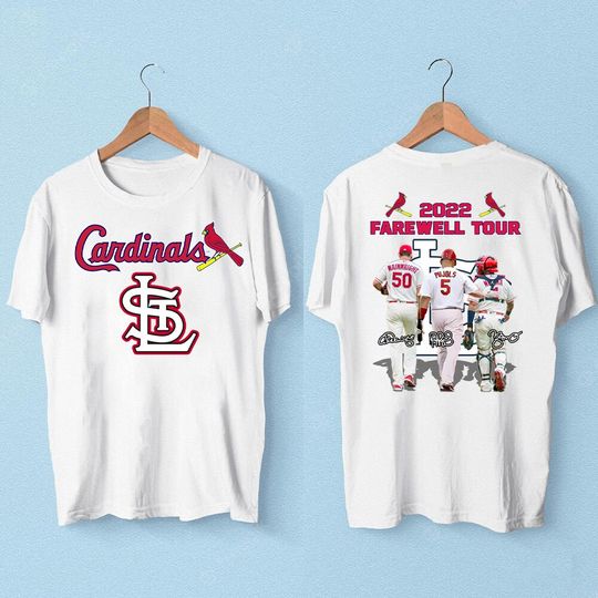 Cardinals Farewell Tour 2022 Shirt Baseball Adam Wainwright Albert Pujols and Yadier Molina 2022 Farewell Tour