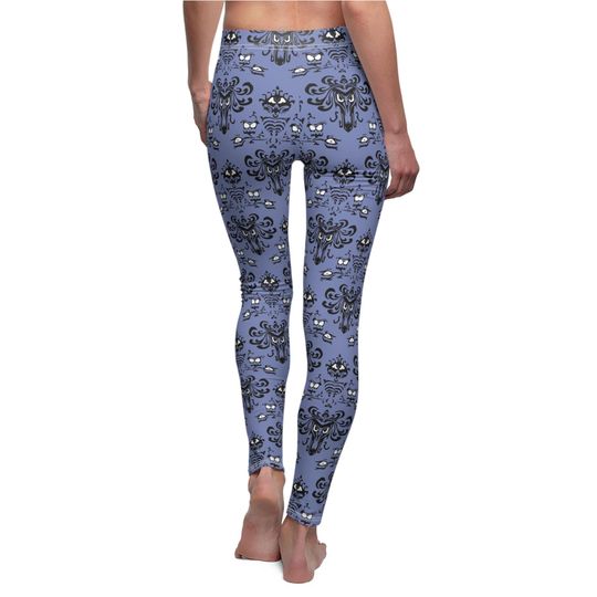 Haunted Mansion Wallpaper - Women's Full Length Leggings