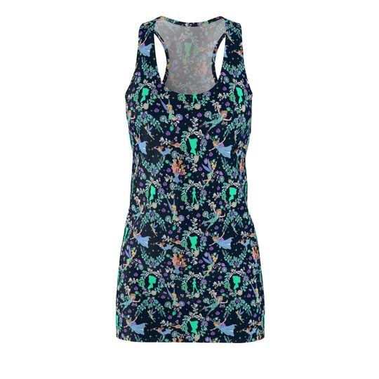 Garden Whimsy - Peter Pan - Women's Racerback Dress
