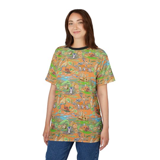 Simba's Savanna Sunset 3D T-Shirt