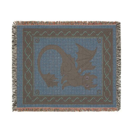 How to Train Your Dragon Toothless Tapestry Woven Blanket