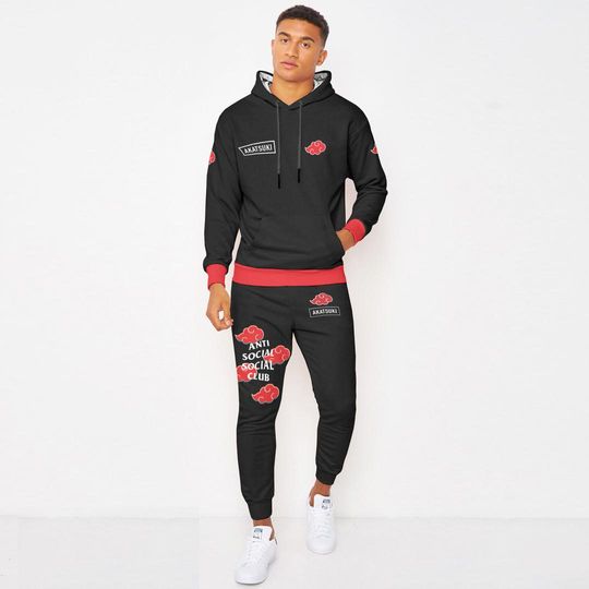 Akatsuki Soociial Clubb Hoodie And Jogger Set Anime Clothes