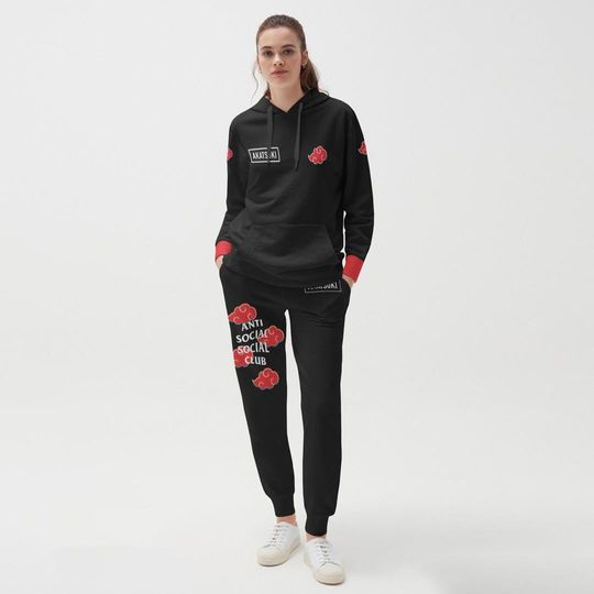 Akatsuki Soociial Clubb Hoodie And Jogger Set Anime Clothes