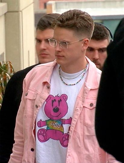 Joe Burrow pink bear sorry in advance shirt