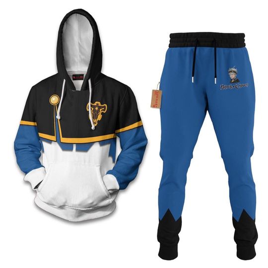 Asta Hoodie And Jogger Set Anime Clothes