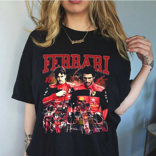 Charles Leclerc Carlos Sainz Shir