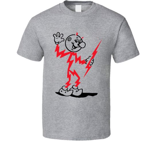 Reddy Kilowatt Electrical Mascot Retro T Shirt