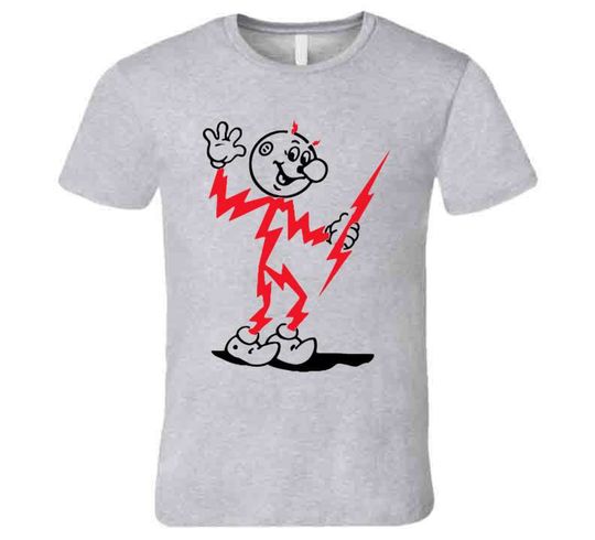 Reddy Kilowatt Electrical Mascot Retro T Shirt
