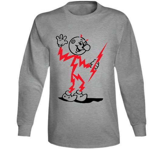 Reddy Kilowatt Electrical Mascot Retro T Shirt