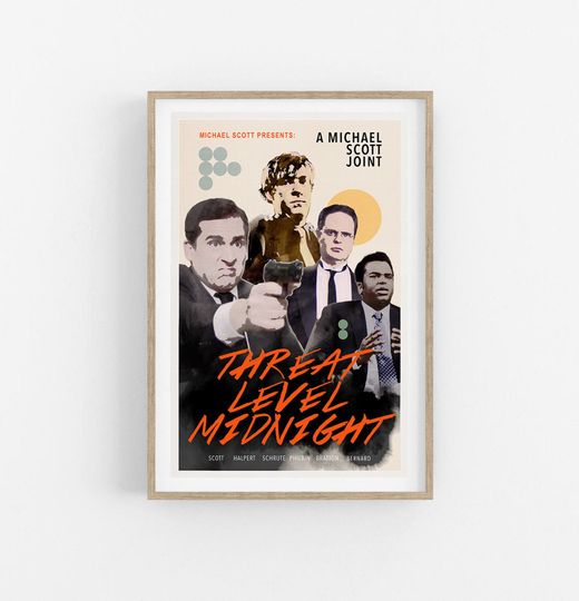 THE OFFICE  Threat Level Midnight Poster