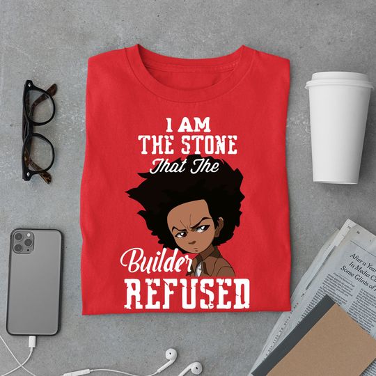 The Stone That The Builder Refused Huey Boondocks T-shirt