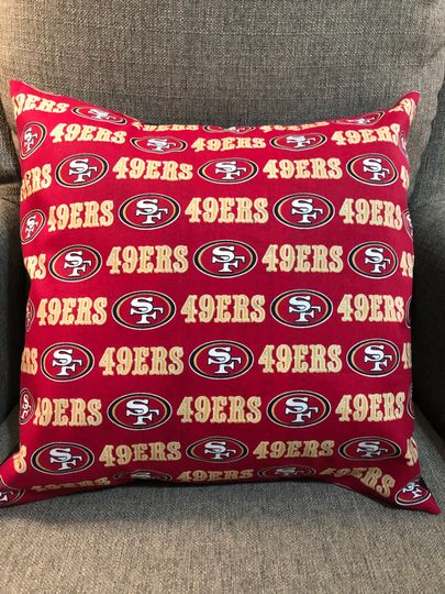 San Francisco 49ers throw pillow