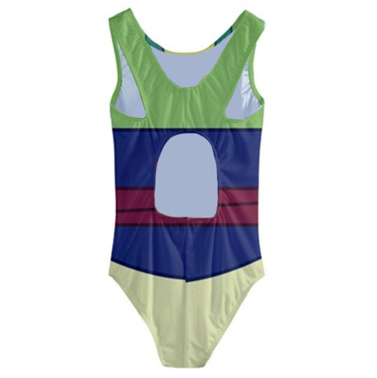 Kid's Mulan (Green) Inspired One Piece Swimsuit