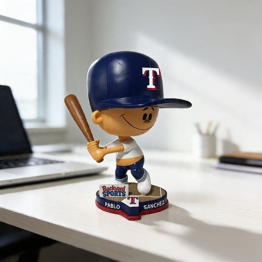 2026 Texas Rangers Backyard Baseball Dashboard Bobblehead