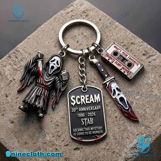 Scream 30th Anniversary Stab Keychain