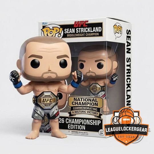 UFC Sean Strickland Middleweight Champion 26 Championship Funko Pop Figure