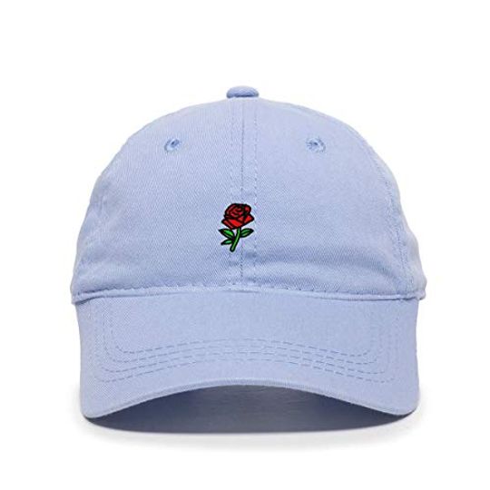 Rose Baseball Cap Embroidered Adjustable Dad Hat