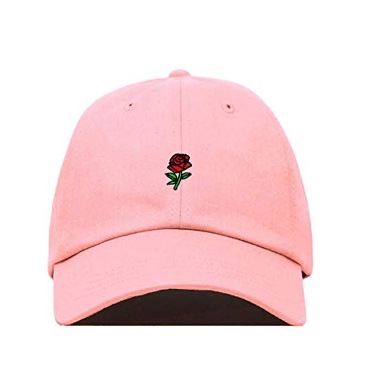 Rose Baseball Cap Embroidered Adjustable Dad Hat