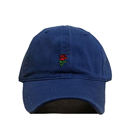 Rose Baseball Cap Embroidered Adjustable Dad Hat