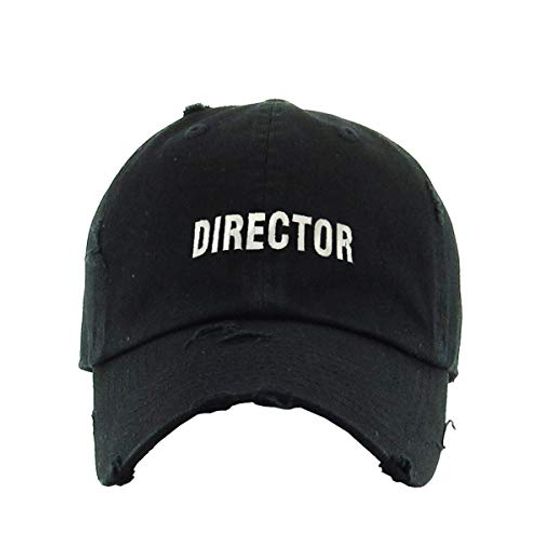 Director Vintage Baseball Cap Embroidered Adjustable Distressed Dad Hat