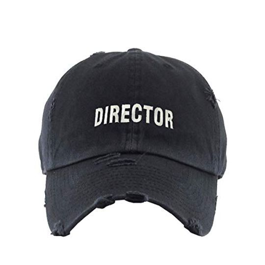 Director Vintage Baseball Cap Embroidered Adjustable Distressed Dad Hat