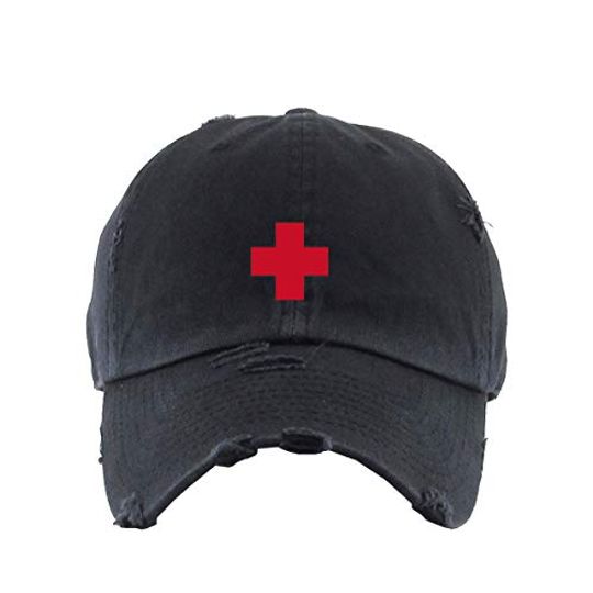 Lifeguard Vintage Baseball Cap Embroidered Adjustable Distressed Dad Hat