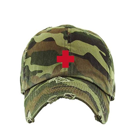 Lifeguard Vintage Baseball Cap Embroidered Adjustable Distressed Dad Hat