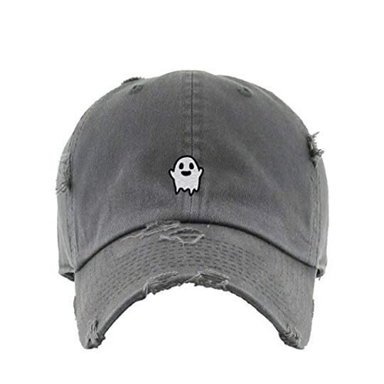Ghost Vintage Baseball Cap Embroidered  Adjustable Distressed Dad Hat