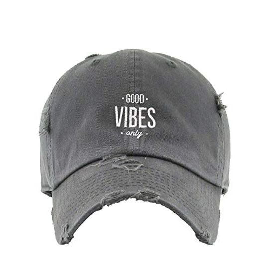Good V Only Vintage Baseball Cap Embroidered Adjustable Distressed Dad Hat