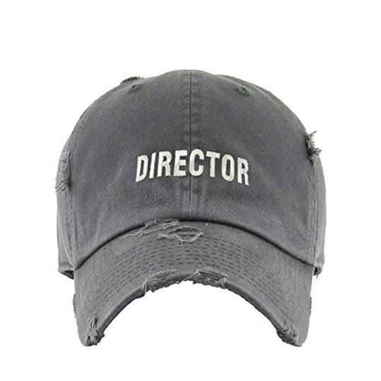 Director Vintage Baseball Cap Embroidered Adjustable Distressed Dad Hat