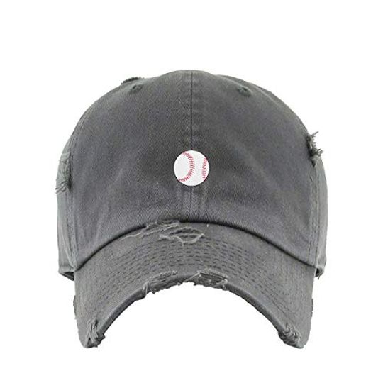Baseball Vintage Baseball Cap Embroidered Adjustable Distressed Dad Hat